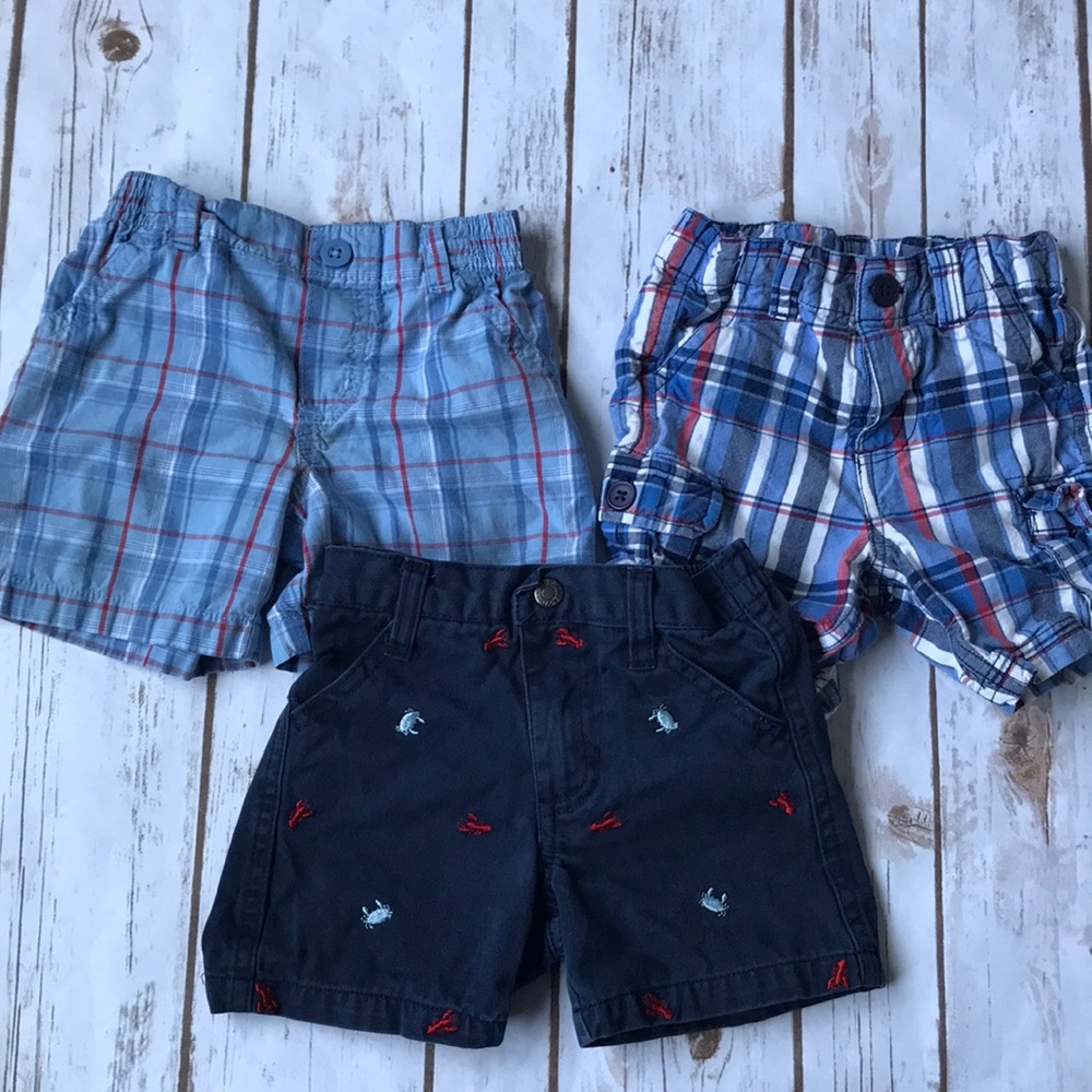 Toddler 3 piece Patriotic themed Shorts Bundle
